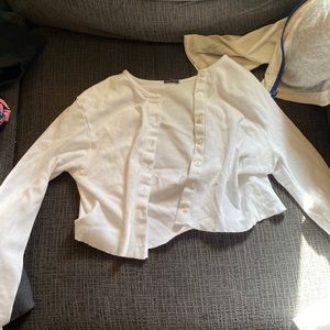 brandy long sleeve crop top